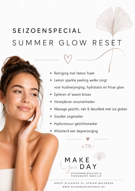 Seizoensbehandeling Salon Make Your Day in Bolsward