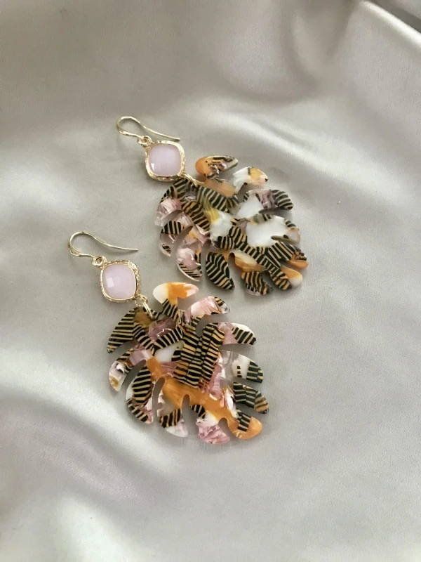 Leaves (medium) Bruin & Roze