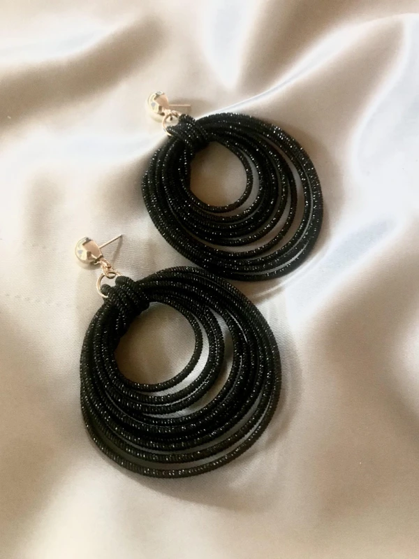 Draadoorbellen Open Round Zwart